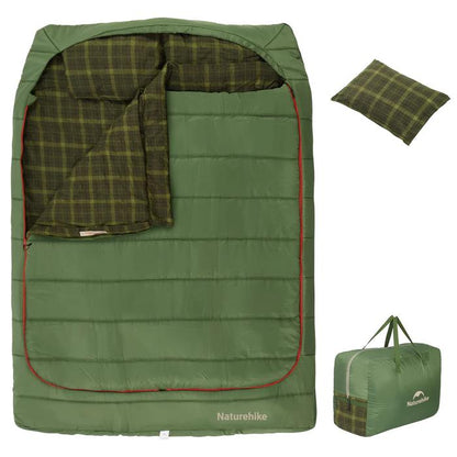 Naturehike Akino Double Sleeping Bag 220x160 - Dill Green