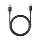 Baseus Silky 1m USB-A to USB-C 3A Fast Charging Cable – Black