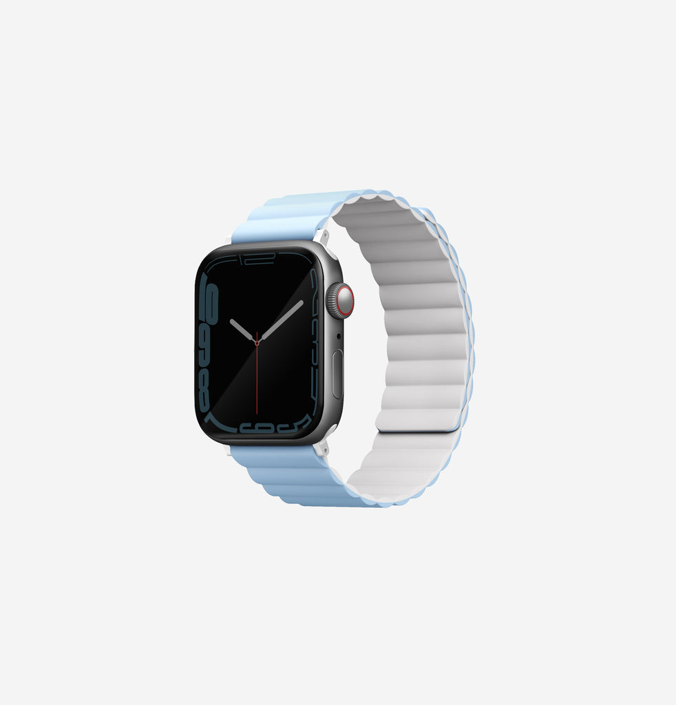 Uniq Revix Premium Edition Reversible Magnetic Apple Watch Strap 41/40/38mm -  (Arctic/soft Blue)