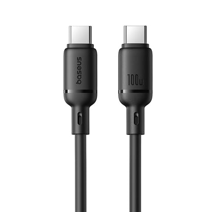 Baseus Silky 2m Fast Charging USB-C to USB-C Cable 100W – Black