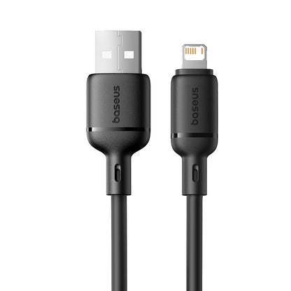 Baseus Silky 2m USB-A to Lightning Fast Charging Cable – Black