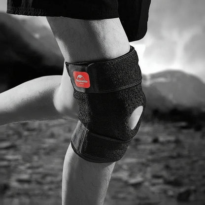 Naturehike Four Spring Support Reinforced Knee Pads - 20HJ Right (Medium) - Black