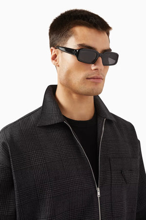 BLACK ACETATE BLACK LENS PT-5001 - MEKTOUB