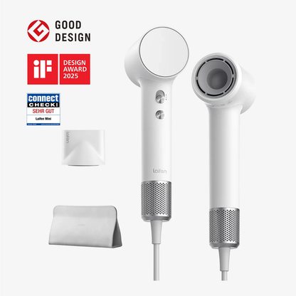 Laifen Mini Dryer - White (1100W; 19m/s; 110,000 RPM)