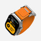 AULUMU A11 Mag Buckle Slim Band for Apple Watch 42/44/45/49mm - Luminous Orange