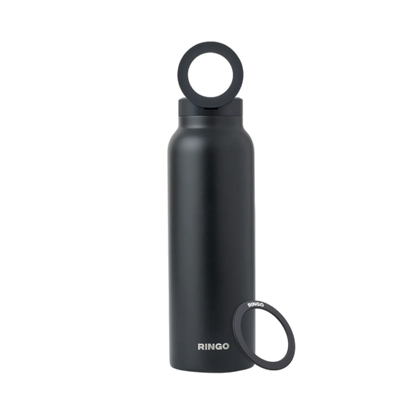 Ringo Water Bottle 32 Oz Screw Lid / Booster Ring - Black