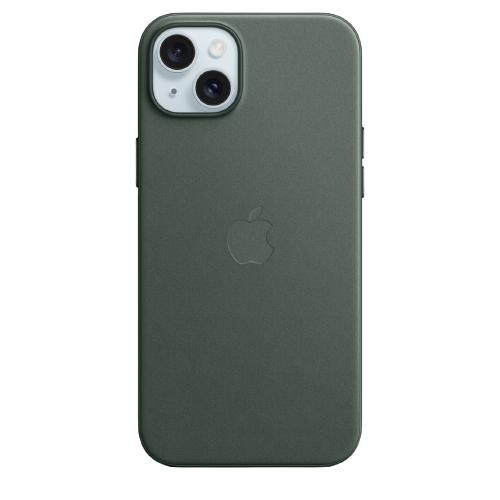 Apple iPhone 15 Plus FineWoven Case with MagSafe - Evergreen