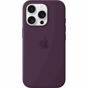 Apple iPhone 16 Pro Max Silicone Case with MagSafe - Plum