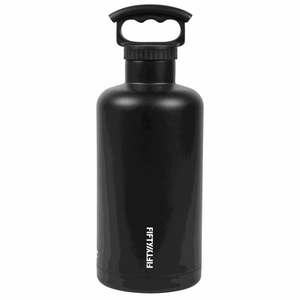 Fifty Fifty Vacuum Insulated Tank Growler 1.9L (Black)