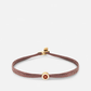 Opus Garnet Metric 2.5Mm Rope Bracelet, Gold Vermeil W/Enamel-Red