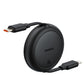 Baseus Free2Pull Mini Charging Cable USB-C to USB-C 60W 1m Cluster Black