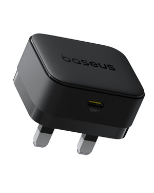 Baseus Palm Fast Charger 1C 20W UK Cluster Black (with Baseus Cable USB-C to USB-C 60W)