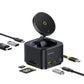 Baseus MagPro Series II 7-in-1 HUB Magnetic Wireless Charging 15W Cosmic Black(USB-C to 1*HDMI4K@60Hz+2*USB-A(10Gbps)+1*USB-C(10Gbps)+1*SD/TF+1*USB-C(PD) ）