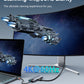 Baseus Metal Gleam Series 7-Port  HUB Space Grey NEW（Type-C to HDMI4K@60Hz*1+USB3.0*3+PD*1+SD/TF*1)