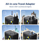 Baseus EnerCore CG11 Universal Travel Adapter with Retractable USB-C Cable 70W