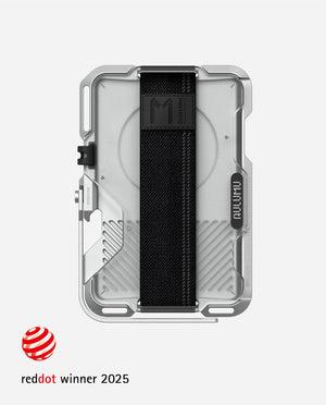 AULUMU G03 Multi-Tool Magnetic Metal Wallet Frosted Cover - Translucent White