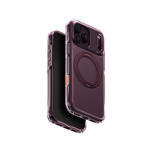 UNIQ HYBRID IPHONE 18 PRO MAX 6.9 SWIVIX WITH 360 ROTATING KICKSTAND - DEEP BURGUNDY