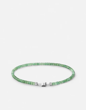 Coda Aventurine Bracelet, Sterling Silver-Green