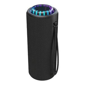 LZEL Aquilasonus Elite Portable Bluetooth Speaker with Vibe Lights – Black
