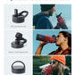 Buzio Trio Series Water Bottle with 3 Lids and Sleeve 1.2L - Ruby Red Navy