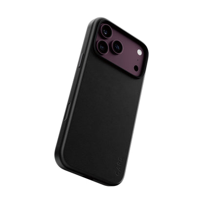 CARE by PanzerGlass Solo Vegan Leather Case Black w. MagSafe iPhone 18 Pro Max