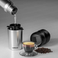 LePresso Portable Mug Burr Grinder Coffee Maker - Black