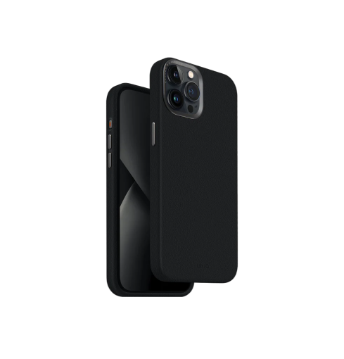 Uniq Hybrid Iphone 15 Pro Max 6.7 Magclick Charging Lyden - أسود دالاس (أسود)