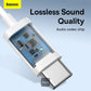 Baseus C17 Enock USB-C lateral in-ear Wired Earphone - White