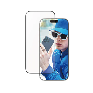 واقي شاشة PanzerGlass بإطار ألومنيوم لجهاز iPhone 16 Pro بحجم 6.3" | تصميم واسع للغاية

