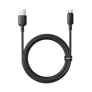 Baseus Silky Fast Charging Data Cable USB-A to USB-C 3A 2m Cluster Black