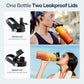 Buzio Duet Series Water Bottle with 2 Lids and Sleeve 1.2L - Yellow Orange