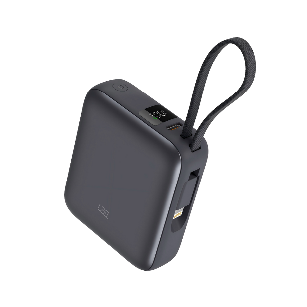 LZEL Neurode Sync Mini 10000mAh PD3.0 & QC3.0 Power Bank – Gray