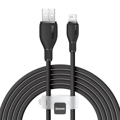 Baseus Pudding Series Fast Charging Cable With High-Speed Data Transmission USB-A to Lightning 12W 2.4A  2M - Black