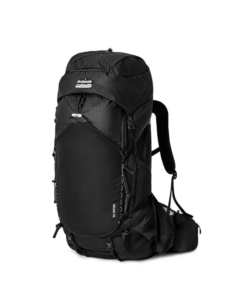 Naturehike Helium Waterproof Hiking Bag 70L - Black