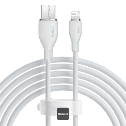 Baseus Pudding Series Fast Charging Cable With High-Speed Data Transmission USB-A to Lightning 12W 2.4A 1.2M - White