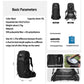 Naturehike Helium Waterproof Hiking Bag 70L - Black