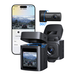 Baseus PrimeTrip VD1 Dash Cam 3K+1080p Cosmic Black