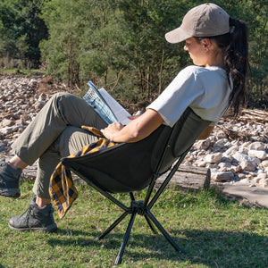 Naturehike Starmoon L03 Quick-Opening Moon Chair - Black