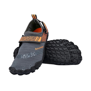 حذاء Naturehike المصنوع من السيليكون المضاد للانزلاق مقاس XL (43-44) - رمادي-برتقالي