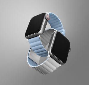 Uniq Revix Premium Edition Reversible Magnetic Apple Watch Strap 41/40/38mm -  (Arctic/soft Blue)