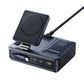 Baseus NOM5-in-1 Desktop Charger 3C+U 140W EU Qi2 Wireless Charging+Retractable Cable+Digital Display Cosmic Black