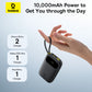 Baseus EnerFill FC31 Qpow 3 Digital Display Power Bank with USB-C+ Lightning Cables 10000mAh 45W Cosmic Black