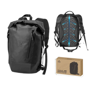 حقيبة مقاومة للماء من ناتشر هايك بسعة 30 لتر، مصنوعة من مادة TPU ومزودة بتقنية IPX6 لمقاومة الماء، اللون اسود