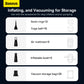 Baseus A3lite Car Vacuum Cleaner Black (12000pa)