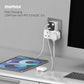 وصلة كهربائية T مومكس 1-Charge Work Flow مخرجين مع USB (أبيض)