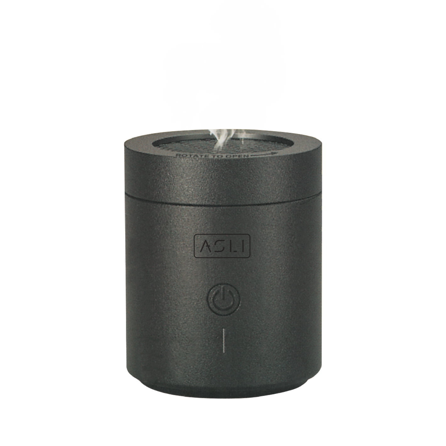 ASLI Amberiq Essence Electric Incense Bakhoor Burner With Rotating Flip   Black