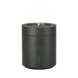 مبخرة بخور كهربائية أصلية من العنبر مع غطاء دوار أسود