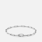 Clip Volt Link Bracelet, Sterling Silver-Polished Silver