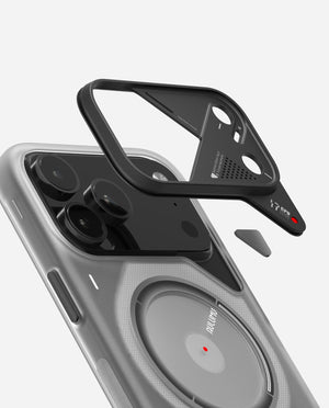 AULUMU A17 Frosted Case for iPhone 17 Pro Max - Translucent White