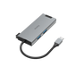 Hama 5-in-1 USB-C Hub, 2 x USB-A, USB-C, HDMI, LAN-Ethernet